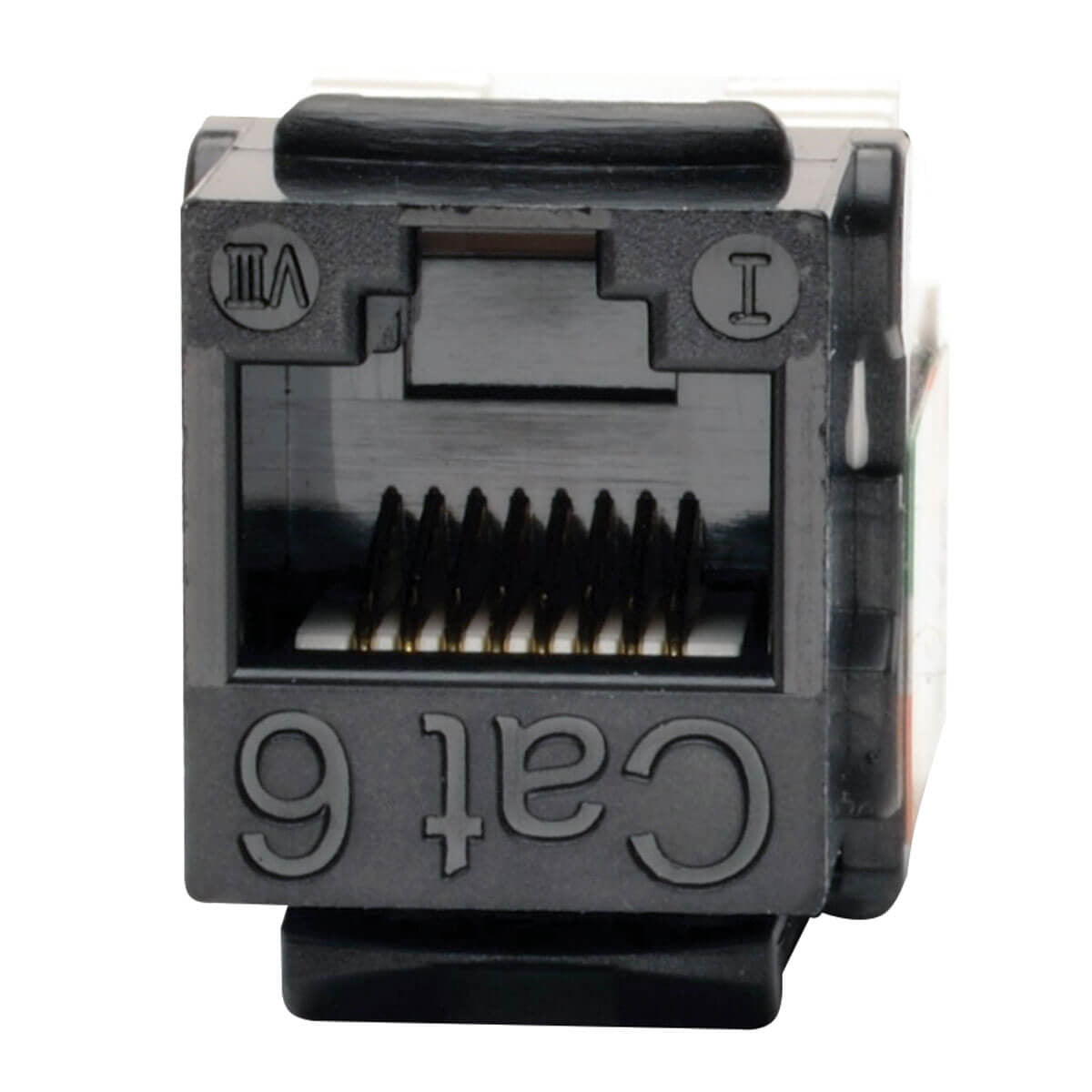 Conector Módulo Keystone Tripp Lite N238-010-BK, Jack Punch Down 110 Cat6/Cat5e, Negro, 10 Piezas