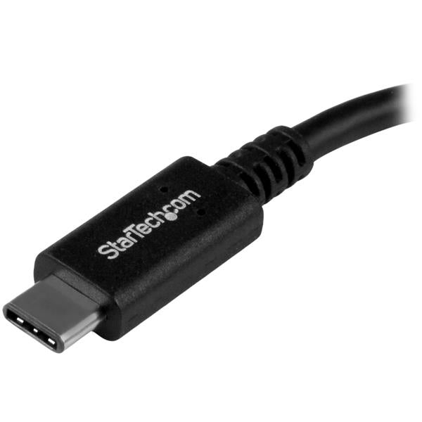 Adaptador USB 3.1 STARTECH Type-C a A - Conversor USB-C - 1 x 9-pin USB 3.0 Type A - Female - Níquel Conector - Negro