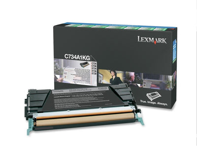 LEXMARK SUPPLIES LXK C-X734736X738 BLK RTN 8K CRTONR TG