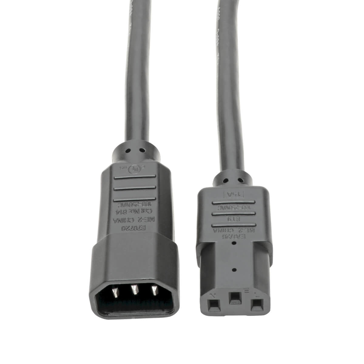 Cable de Extensión de Alimentación para Uso Pesado Tripp Lite P005-006, IEC-320-C14 - IEC-320-C13, 1.83 Metros, Negro