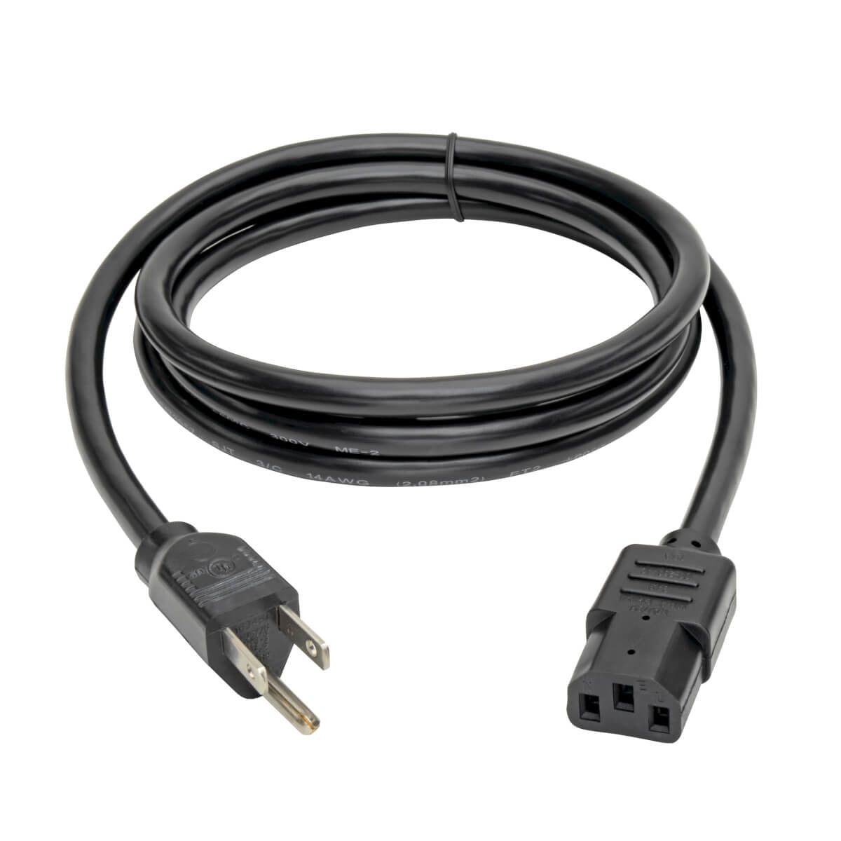 TRIPPLITE CONSIG. CABLE ALIMENTACION USO PESADO CABL PC 15A 14AWG NEMA 5-15P/C13 1.8.M