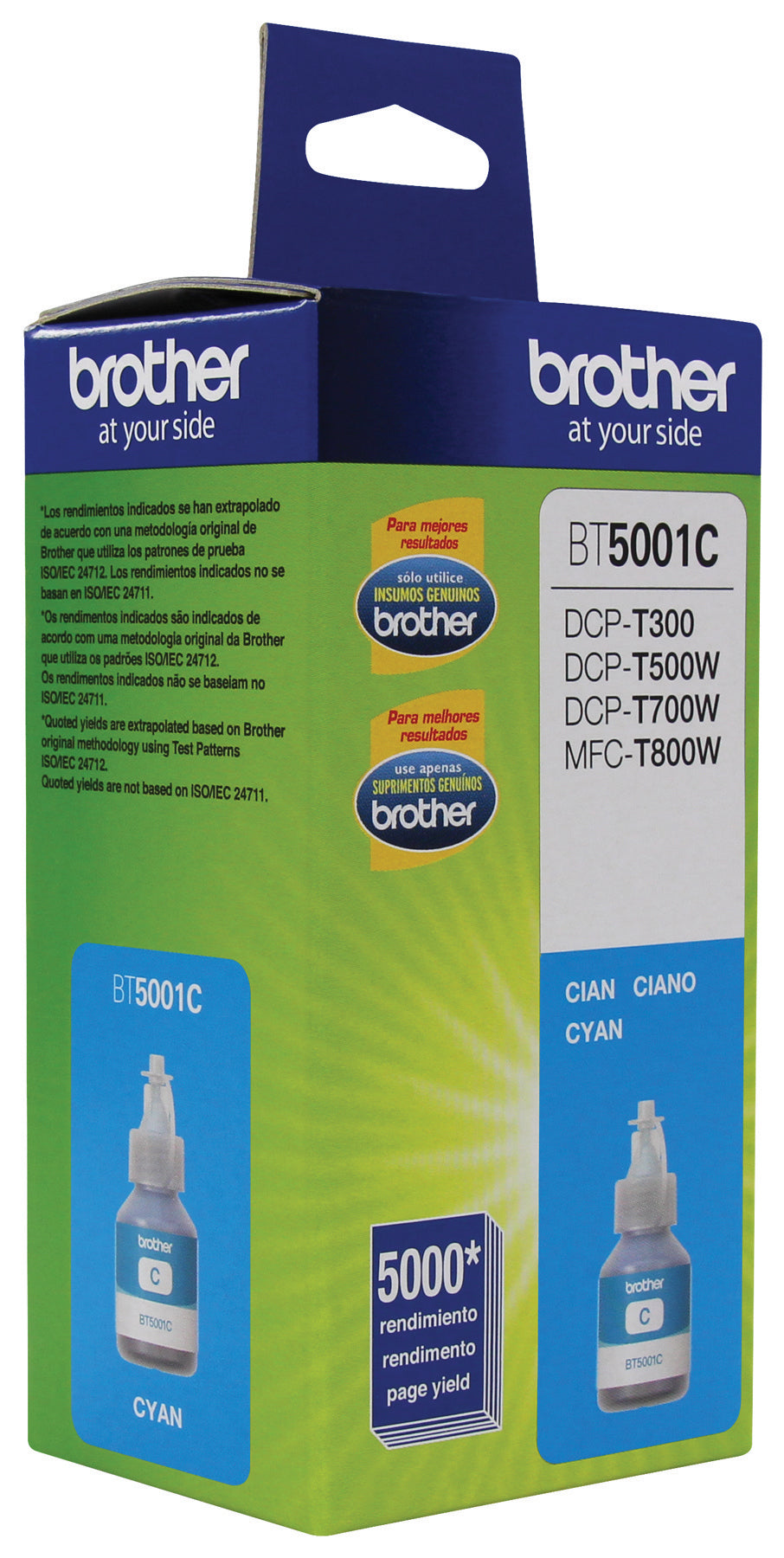 BT5001C Botella de Tinta Cian Brother