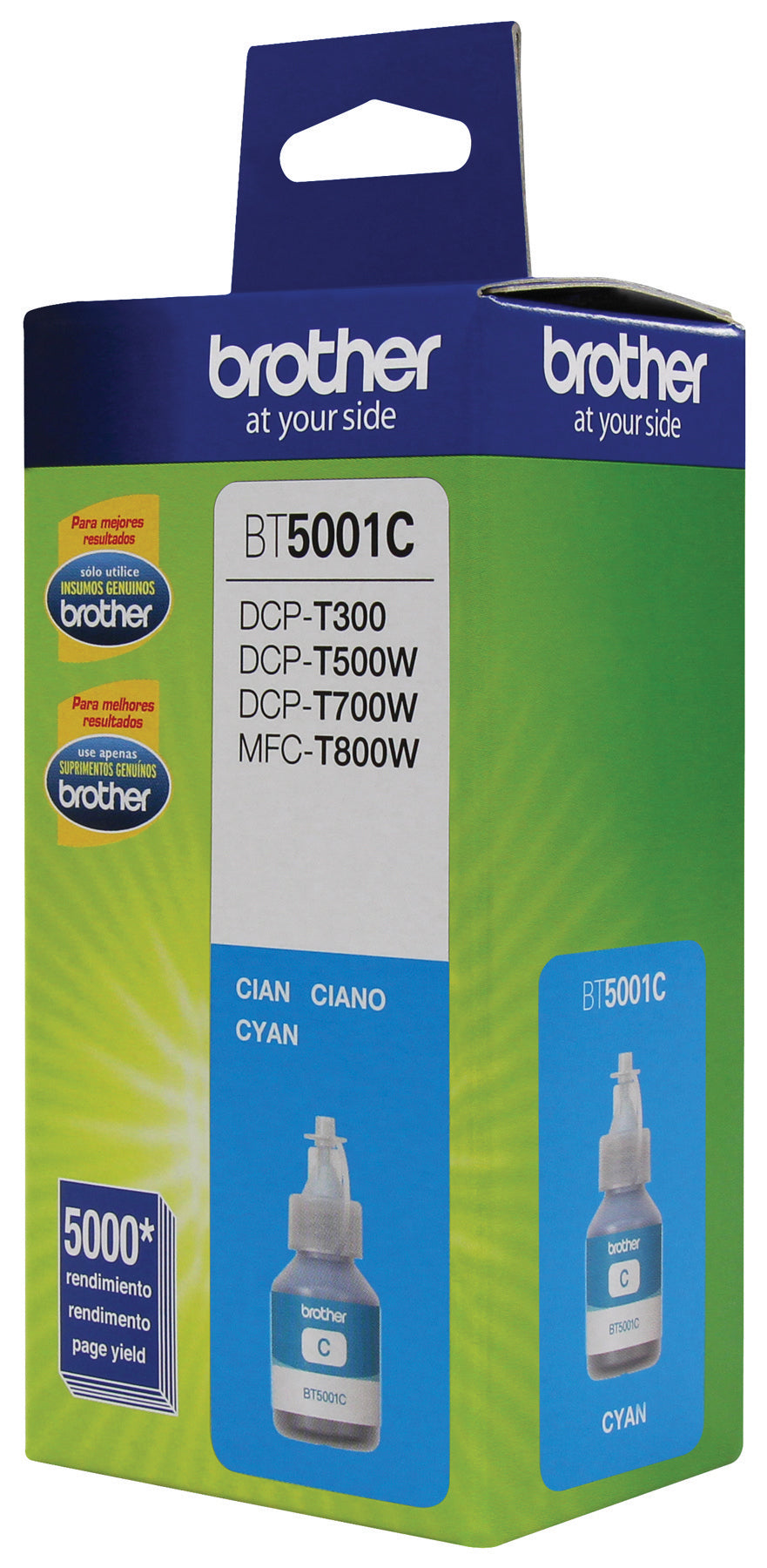 BT5001C Botella de Tinta Cian Brother