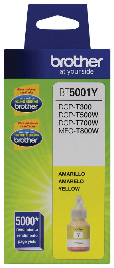 BT5001Y Botella de Tinta Amarilla Brother