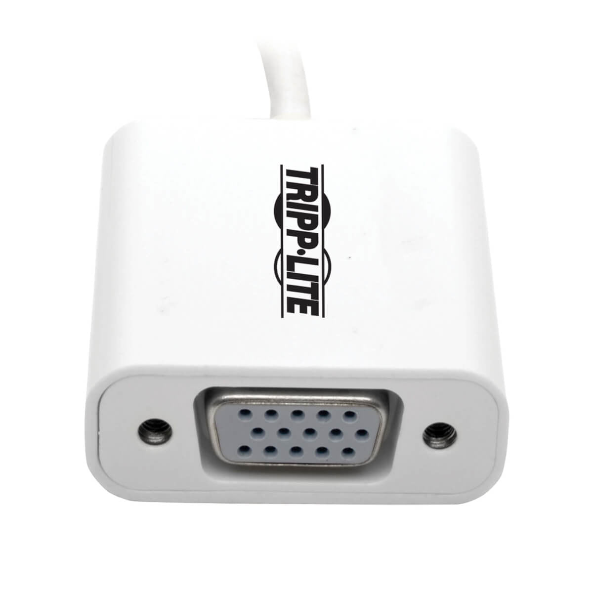 Adaptador Tripp Lite U444-06N-VGA, USB C Macho - VGA Hembra, Compatible con Thunderbolt 3, Blanco