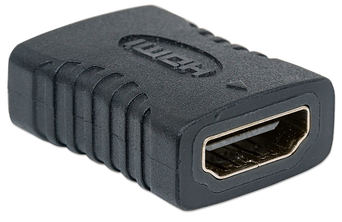 Cople HDMI hembra a hembra - 1 x 19-pin HDMI (Type A) Digital Audio/Video Female - Oro Contacto - Negro