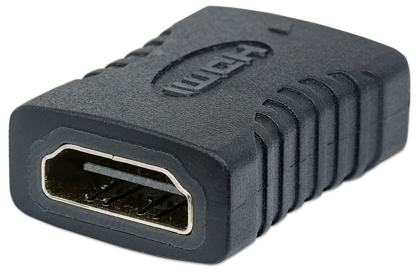 Cople HDMI hembra a hembra - 1 x 19-pin HDMI (Type A) Digital Audio/Video Female - Oro Contacto - Negro