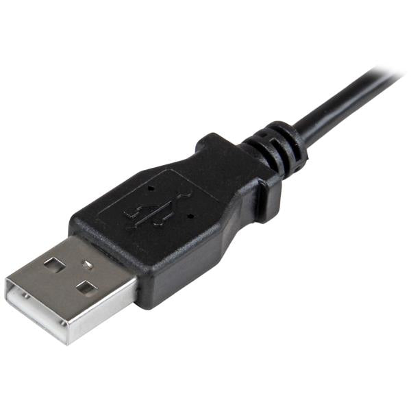 CABLE DE 1M MICRO USB CONECTOR ADAP ACODADO A LA DERECHA