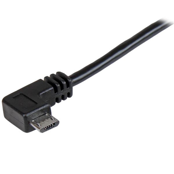 CABLE DE 1M MICRO USB CONECTOR ADAP ACODADO A LA DERECHA