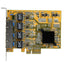 StarTech Tarjeta de Red PCI Express Ethernet Gigabit con 4 Puertos RJ45, 4 PCI Express, 250MB/s Data Transfer Rate, Realtek RTL8111G