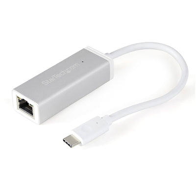 StarTech.com Adaptador de red USB-C a Gigabit - Plateado - USB 3.1 - Realtek RTL8153 - 1 Puerto(s) - 1 - Par trenzado