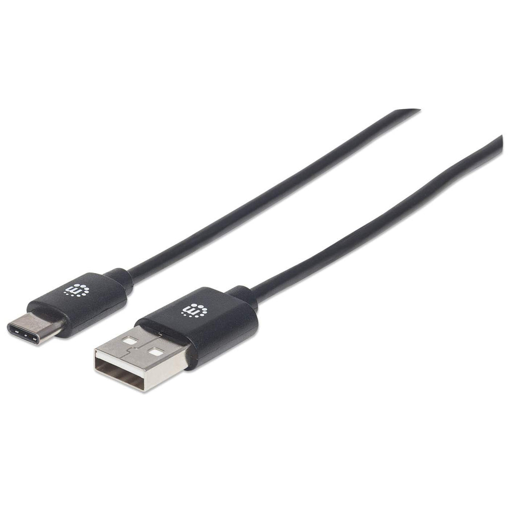 INTRACOM CABLE USB C 1M C MACHO - A MACHCABL NEGRO