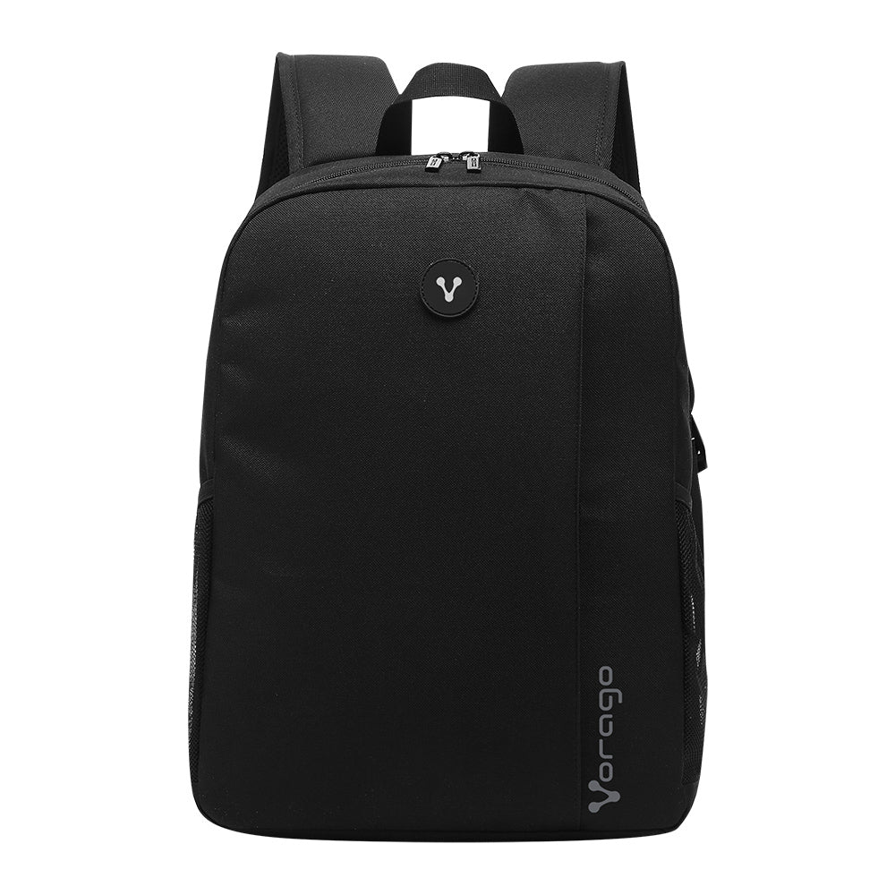 Mochila BP-201 Vorago, Para laptop de hasta 15.6", Negro, Resistente al agua