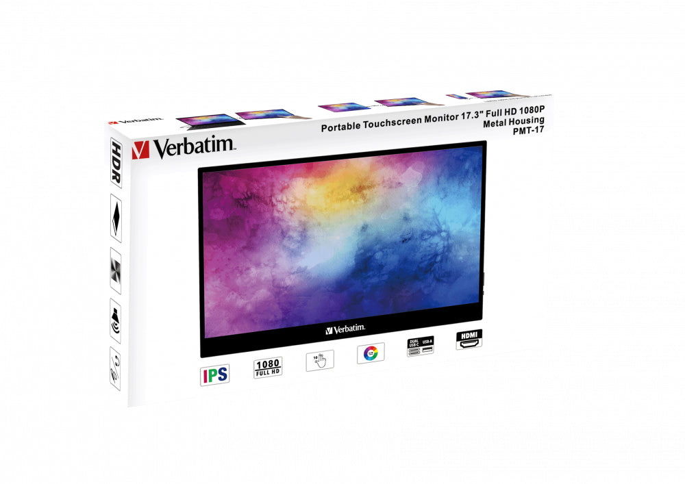 SYNERGEX MONITOR DE PANTALLA TACTIL MNTR PORTATIL FULL HD 1080P 17.3 IN MONITOR DE PANTALLA TACTIL PORTATIL FULL HD 1080P 17.3 IN