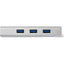 HUB USB 3.0 PORTATIL CON CABL CABLE 3 PUERTOS USB Y RED