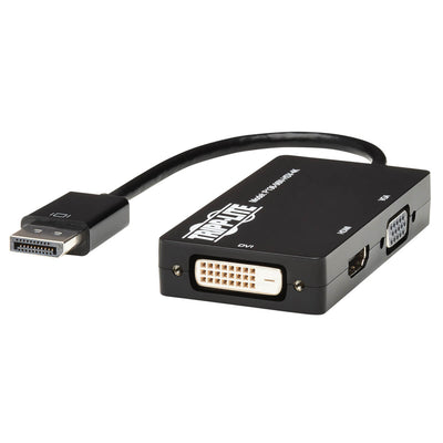 Adaptador DisplayPort Tripp Lite P136-06N-HDV-4K, Macho - HDMI/DVI/VGA Hembra, Negro