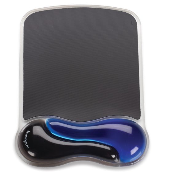Mousepad con descansa muñecas de gel P5115/62401AM Kensington, Negro/Azul