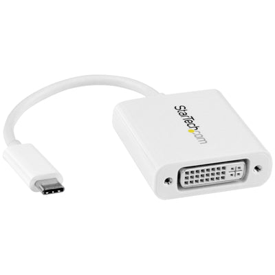 STARTECH CONSIG ADAPTADOR GRAFICO USB-C A DVI CABL USB 3.1 TYPE-C BLANCO .