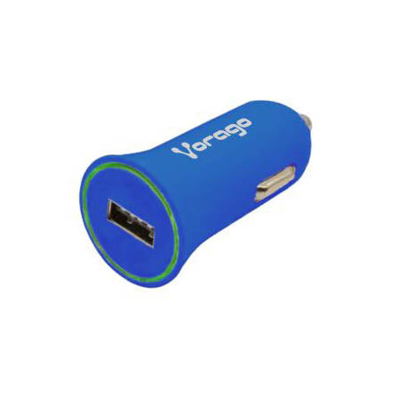 VORAGO CARGADOR PARA AUTO VORAGO AU-1 PWR 03 CON 2 PUERTOS USB AZUL