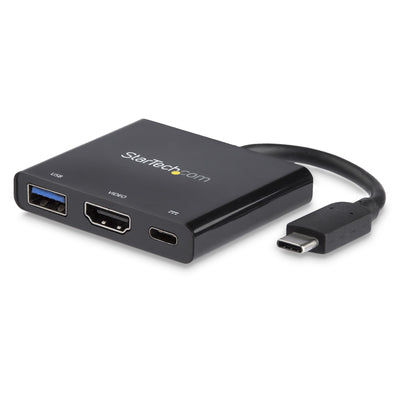 STARTECH CONSIG ADAPTADOR MULTIFUNCION USB C 4 DOCK HDMI CON POTENCIA Y USB A