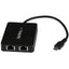 StarTech Adaptador de Red USB-C con Dos Puertos Ethernet Gigabit y Puerto Adicional USB (Type-A) con Tarjeta de Red Externa USB Tipo C