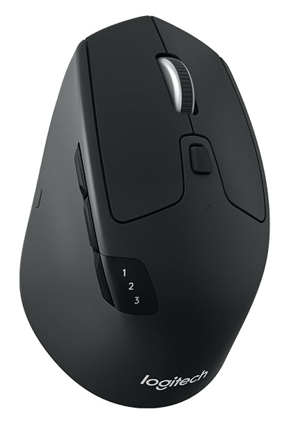 Mouse multiordenador M720 Triathlon Logitech, Inalámbrico, Bluetooth, USB, 1000DPI, Negro