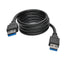Cable Tripp Lite U320-003-BK, USB A Macho - USB A Macho, 90cm, Negro
