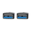TRIPPLITE CONSIG. CABLE USB 3 0 SUPERSPEED A A CABL M M NEGRO 1 83 M 6 PIES