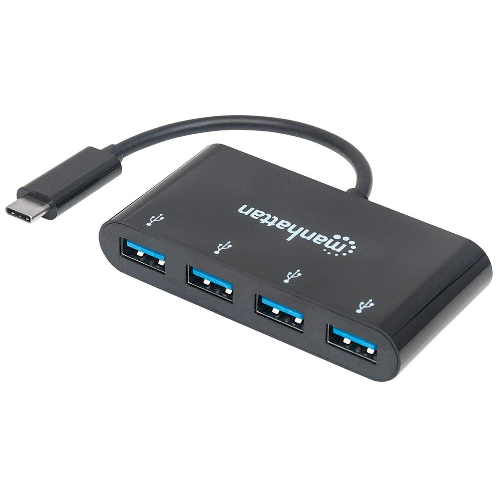 INTRACOM HUB USB-C A 4 PUERTOS USB CABL .