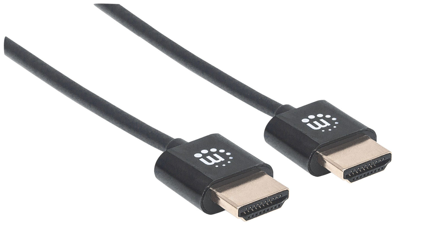 INTRACOM CABLE HDMI ULTRADELGADO 1.0M CABL ETHERNET 3D 4K M-M VELOCIDAD 2.0