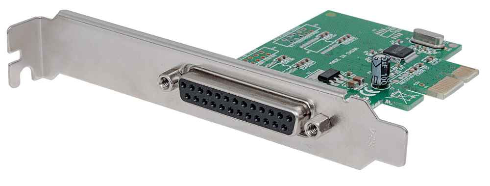 INTRACOM TARJETA PCI EXPRESS PARALELO CABL DB25 1 PUERTO BRACKET LARGO CORTO