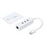 TP-LINK ADAPTADOR USB 2 EN 1 CON HUB CTLR DE 3 PUERTOS USB 3.0 Y ADAPTADOR