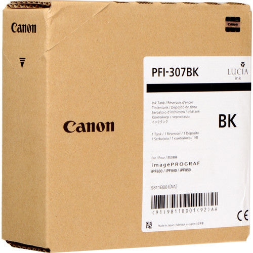 CARTUCHO INKJET PFI-307 BK INK NEGRO 330ML PARA IPF830 - X-CUSTOMER NOT AUTHORIZED for IPN/VPN Number: 59101DD