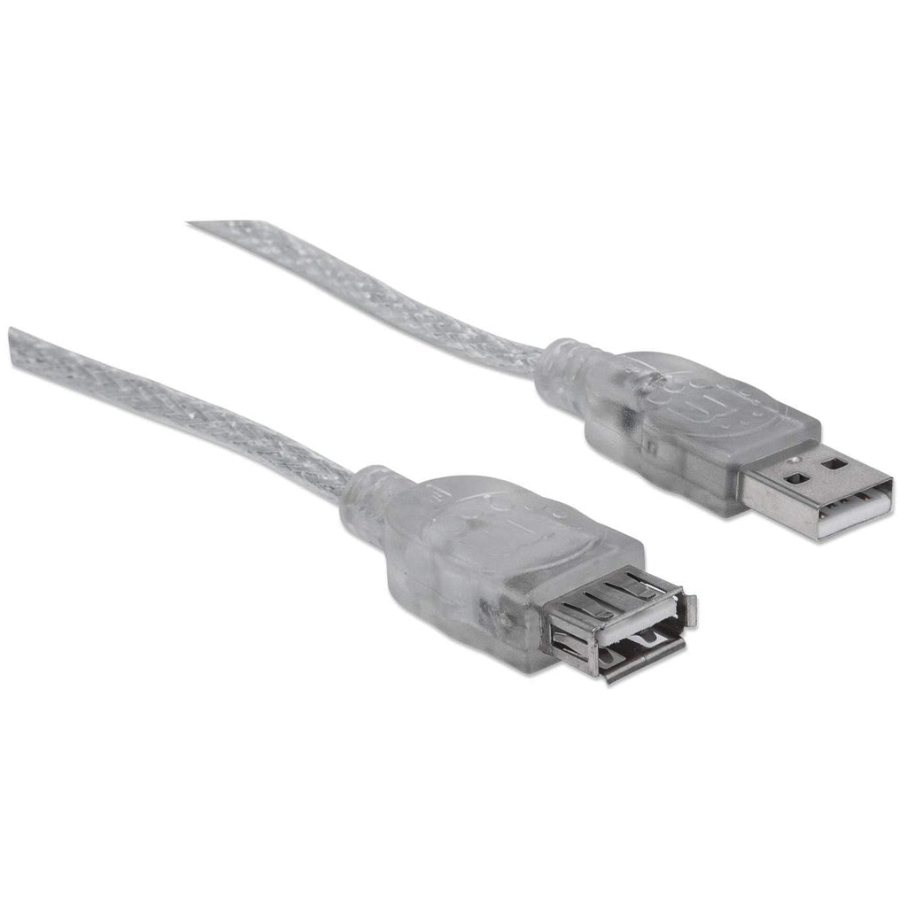 INTRACOM CABLE USB V2.0 EXT. 4.5M PLATA CABL .