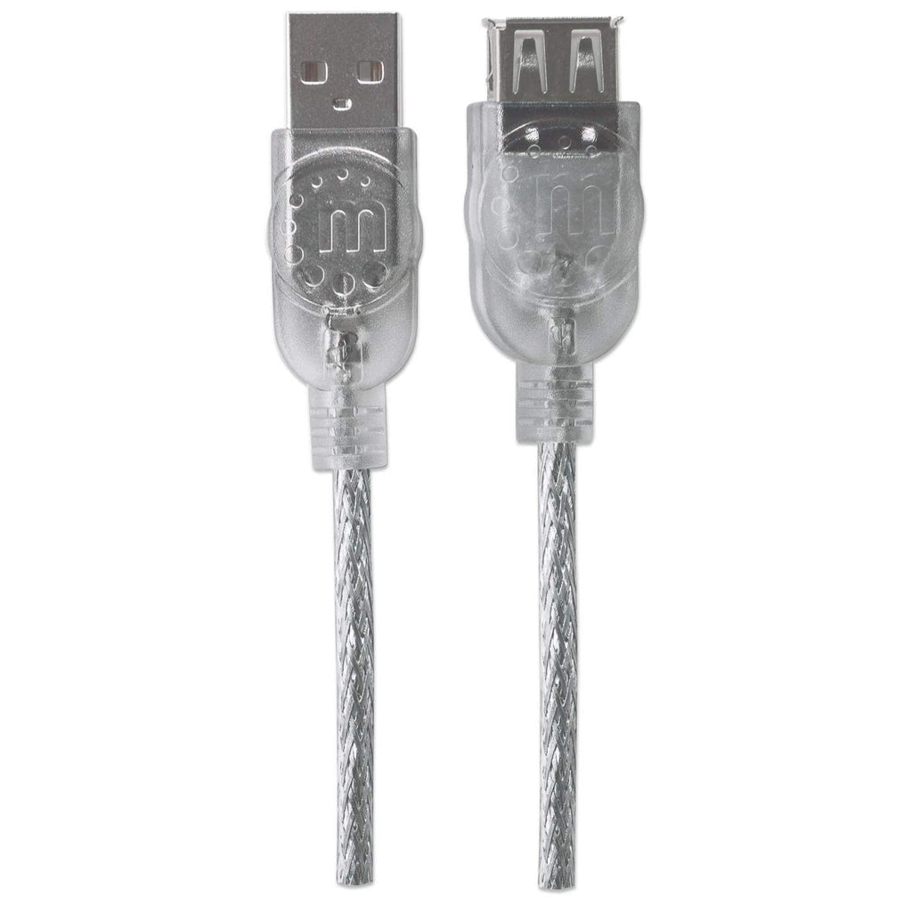 INTRACOM CABLE USB V2.0 EXT. 4.5M PLATA CABL .