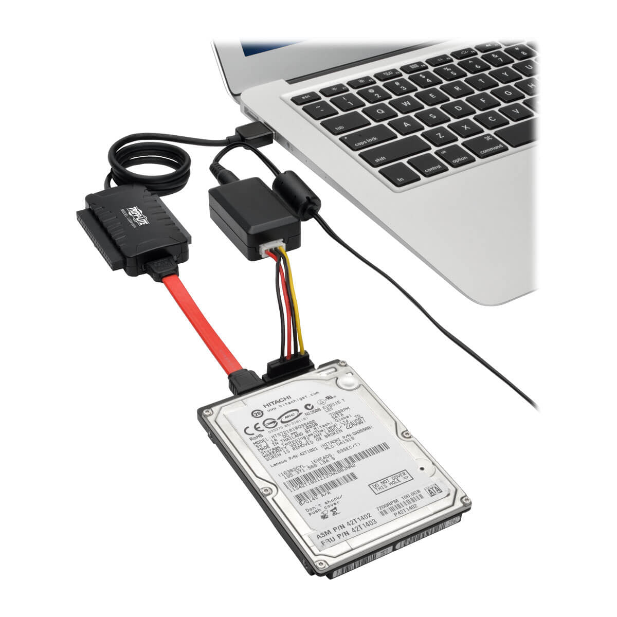 Adaptador Tripp Lite USB 3.0 SuperSpeed, SATA / IDE, para Discos Duros de 2.5''/3.5''/5.25''