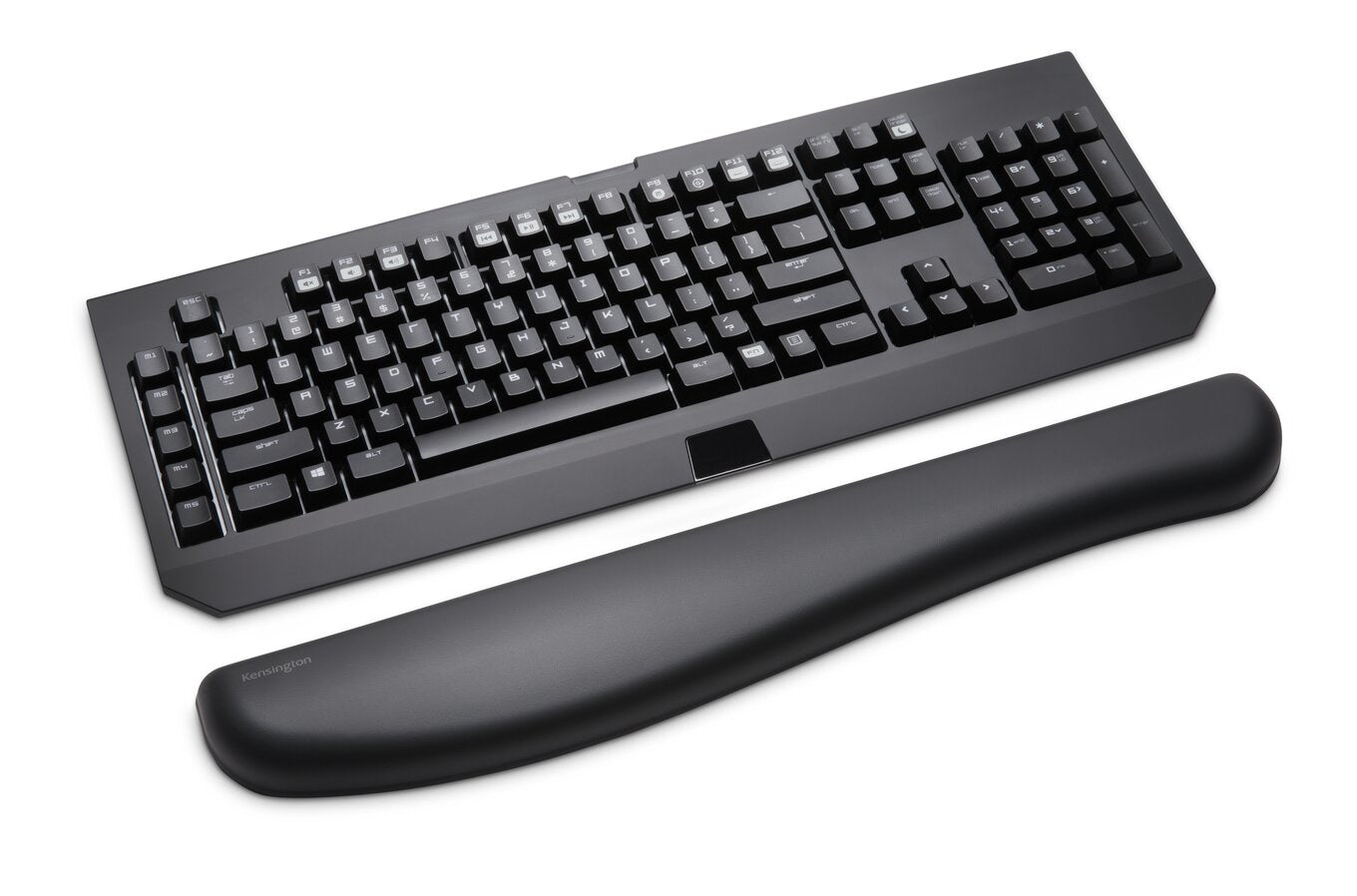 Almohadilla descansa muñecas para teclado K52798WW Kensington, 46.3 x 2.5 x 7.9 cm, Negro