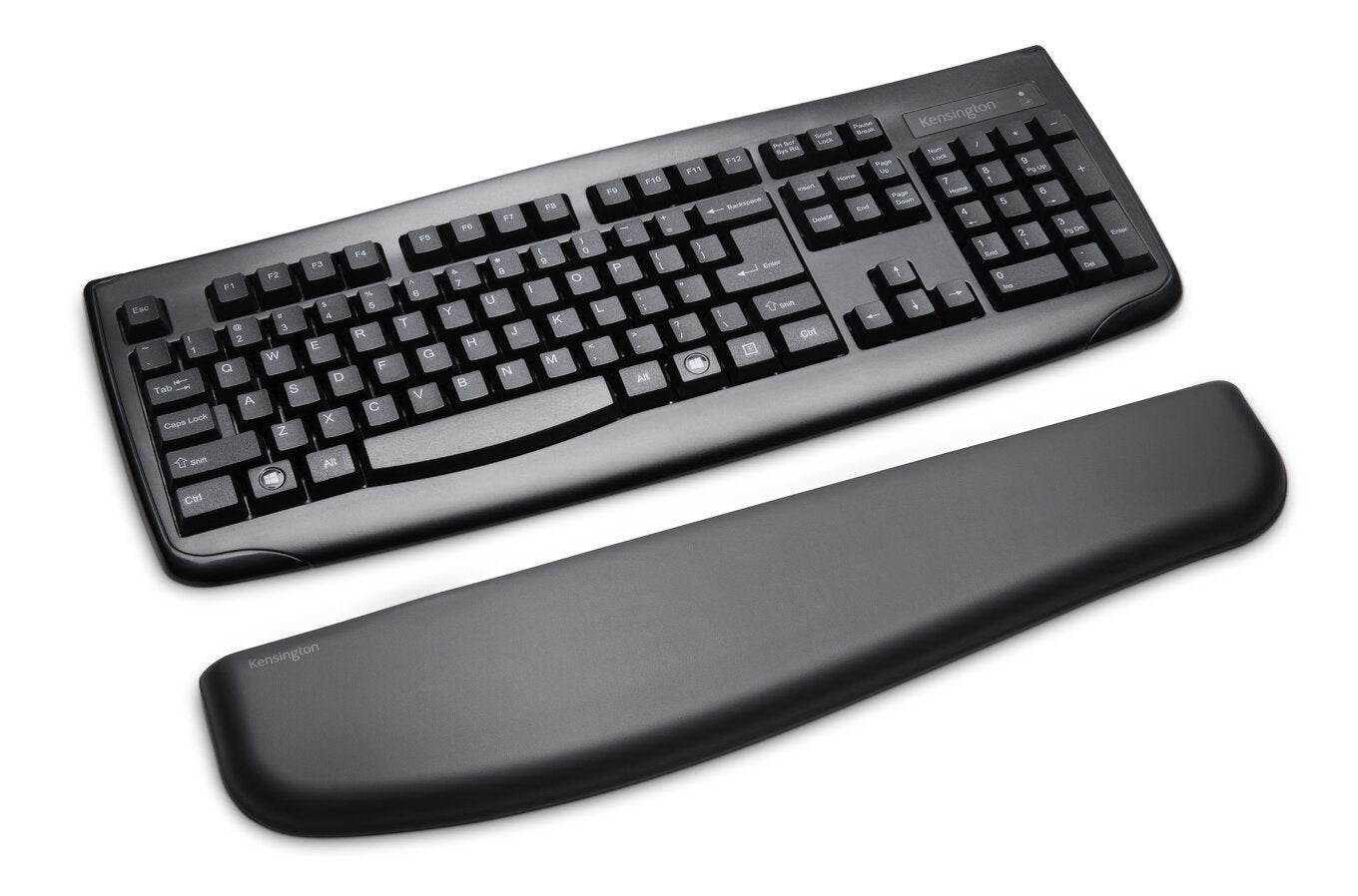 Almohadilla descansa muñecas para teclado K52799WW Kensington, Ergonómica, Negro