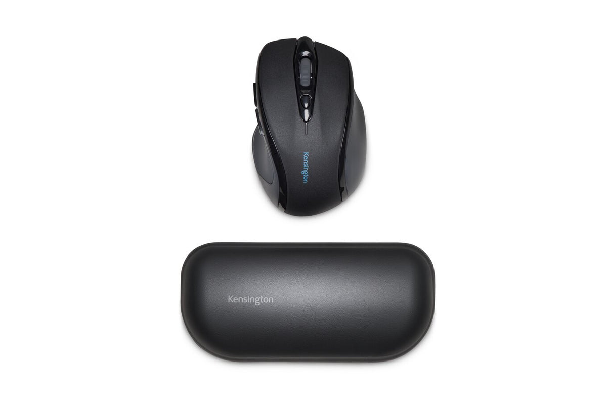 Reposamuñecas para Mouse Kensington K52802WW ErgoSoft | Gel + TPU Ultrasuave | Ergonómico | Base Antideslizante | 73×152×18mm | Negro | TAA | SKU K52802WW