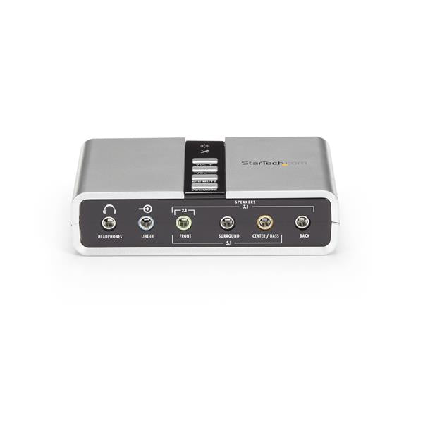 Startech Tarjeta de Sonido 7.1, USB Externa, Adaptador-Conversor, puerto SPDIF, Audio Digital Óptico, 48kHz Velocidad de muestreo máxima en Lectura