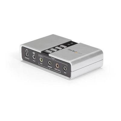 Startech Tarjeta de Sonido 7.1, USB Externa, Adaptador-Conversor, puerto SPDIF, Audio Digital Óptico, 48kHz Velocidad de muestreo máxima en Lectura