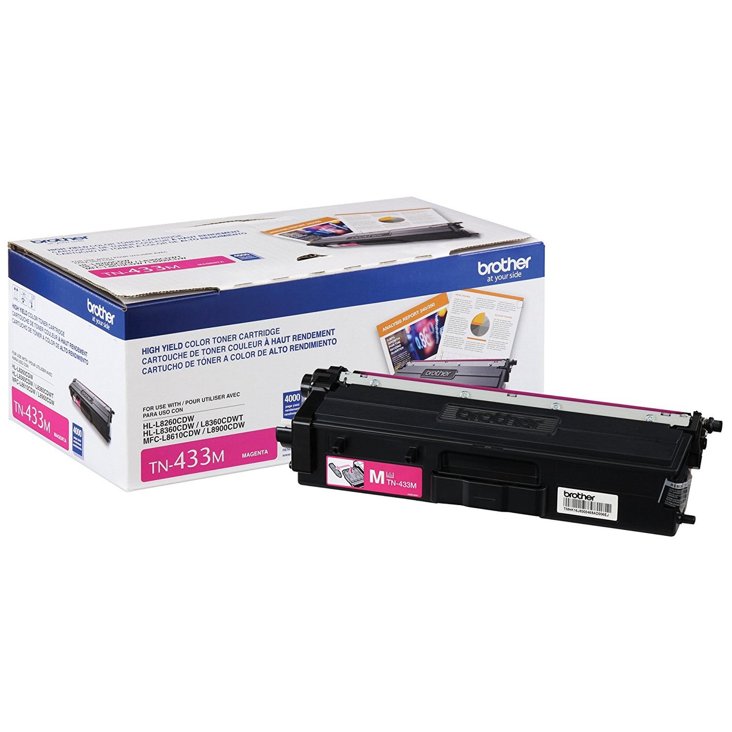 BROTHER TONER MAGENTA RENDIMIENTO TONR 4000 PAGINAS