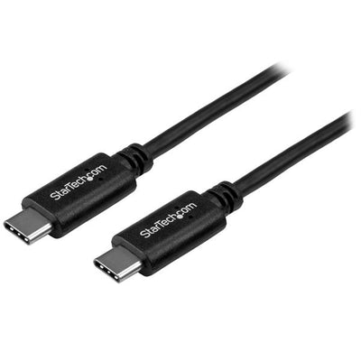 StarTech Cable de 0.5m USB-C Macho a Macho, Cable USB 2.0 USB Tipo C, Cable para Laptop, Chromebook, MacBook, Computador y Smartphone