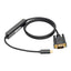 Cable Tripp Lite U444-003-V, USB C Macho - VGA Macho, 91cm, Compatible con Thunderbolt 3, Negro