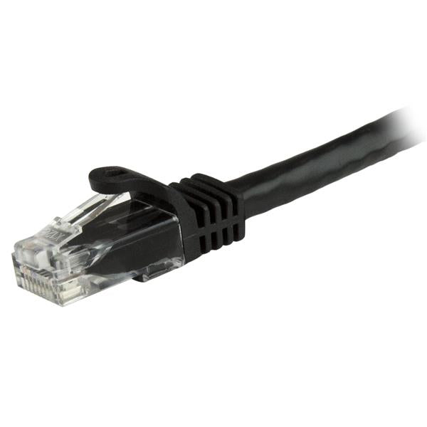 Cable de red de 30cmCat6 UTP Ethernet Gigabit RJ45 sin enganches, Negro StarTech.com