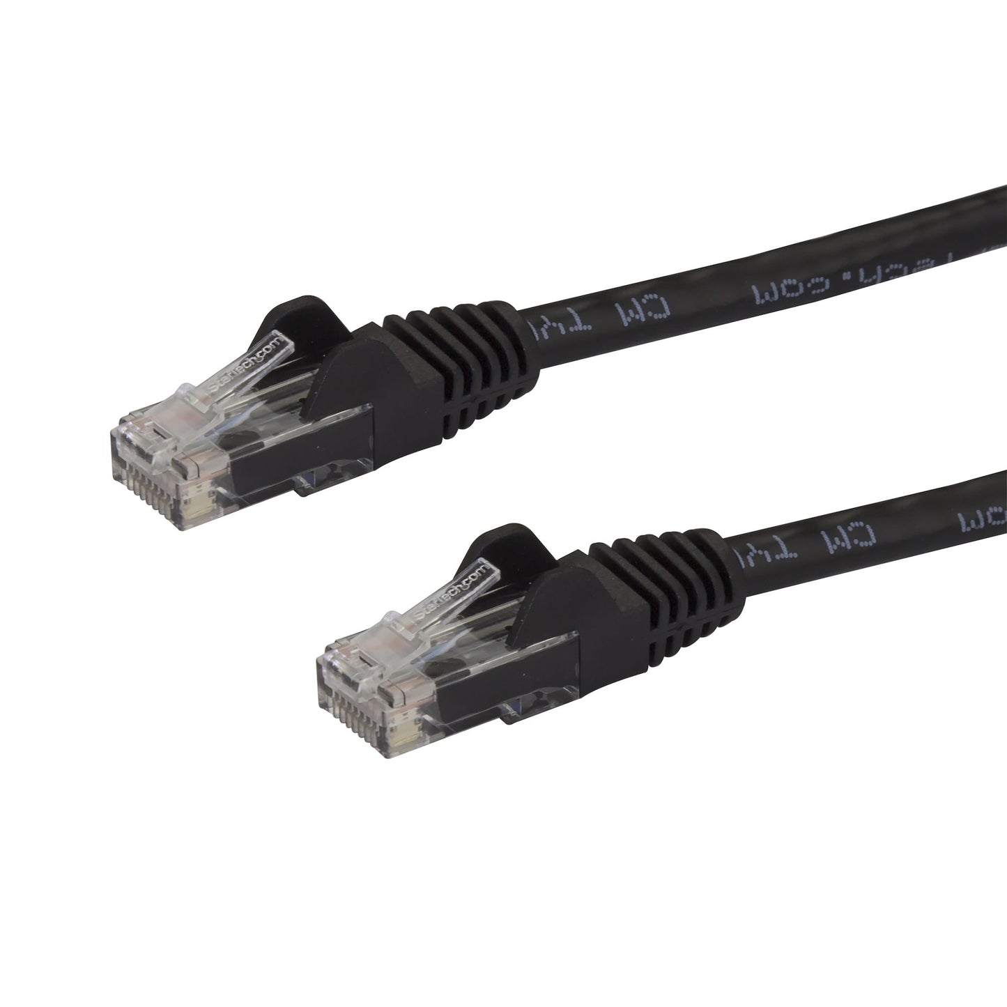 STARTECH CONSIG CABLE RED DE 15CM NEGRO CAT6 E CABL ETHERNET GIGABIT SIN ENGANCHES