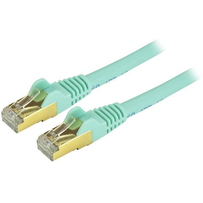 STARTECH CONSIG CABLE DE 3M DE RED ETHERNET CA CABL AT6 BLINDADO AQUA STP