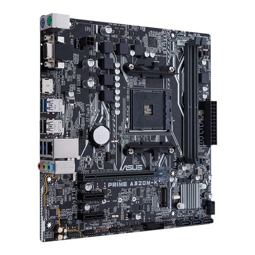 PRIME A320M-K Tarjeta Madre ASUS micro ATX MB PRIME A320M-K, S-AM4, AMD A320, HDMI, 32GB DDR4 para AMD