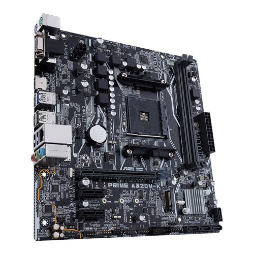 PRIME A320M-K Tarjeta Madre ASUS micro ATX MB PRIME A320M-K, S-AM4, AMD A320, HDMI, 32GB DDR4 para AMD