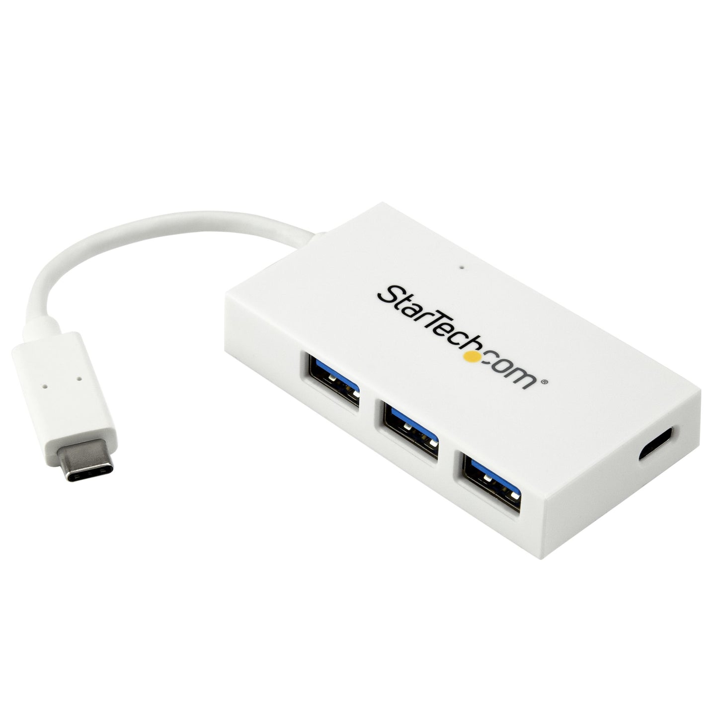 STARTECH CONSIG HUB CONCENTRADOR USB 3.0 4 PUERPERP TOS USB C Y USB A BLANCO